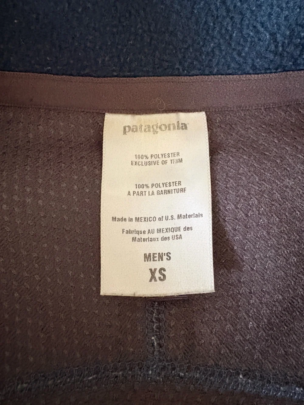 PATAGONIA Classic RETRO X Deep Pile Fleece VEST in Blue Men’s XS Women’s Small